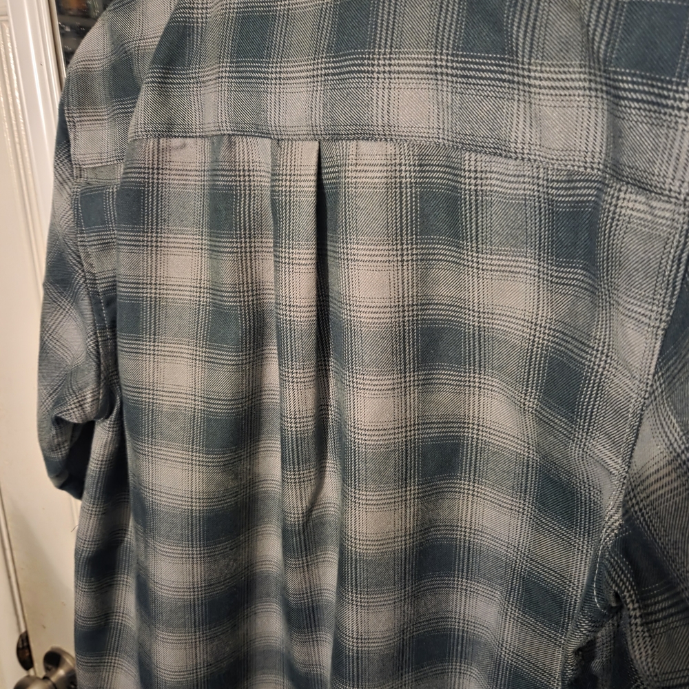 DIXXON Teal and Cream Plaid Men’s Shirt